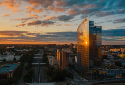 Richmond at sunset