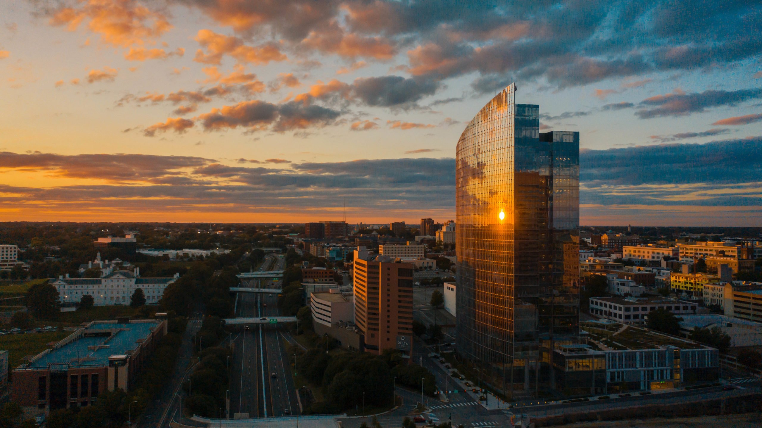 Richmond at sunset