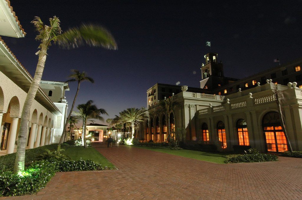 West Palm Beach at night